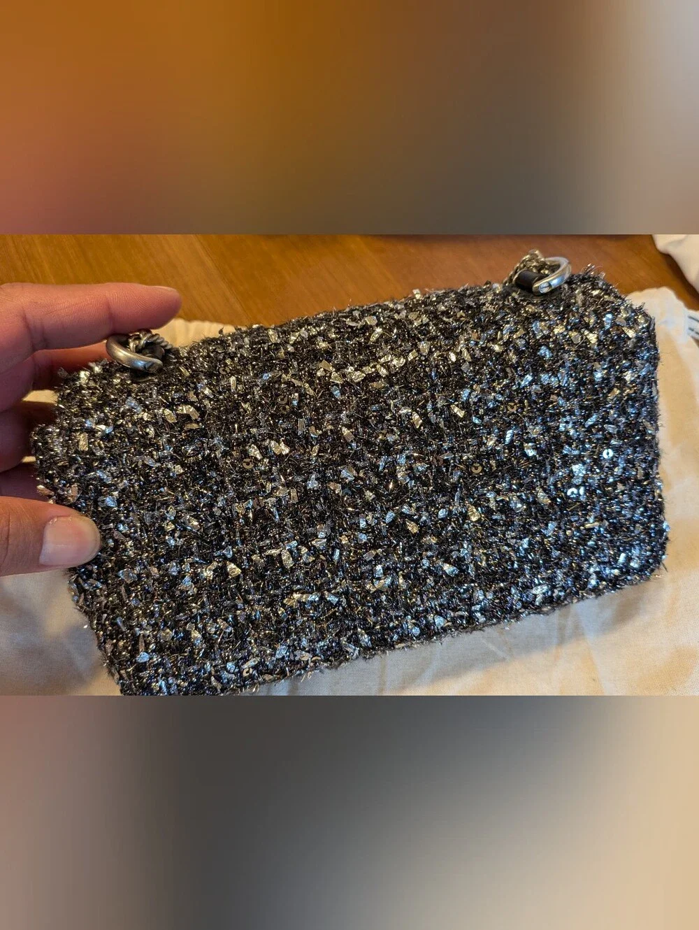 Tory Burch Kira Tweed Mini Flap Bag